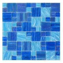 Hand Drawing Stained Kitchen Glass Splash Swimming Pool Mosaics